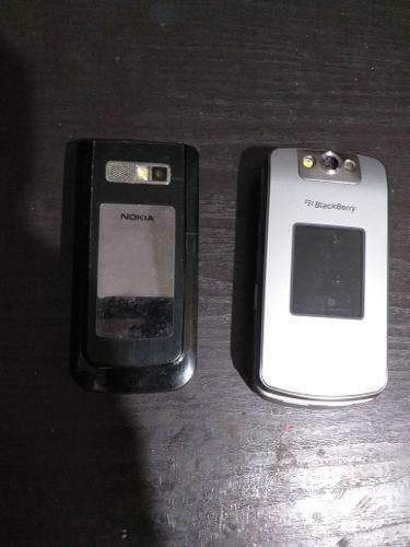 Celular Blackberry 8230 Y Nokia 6206