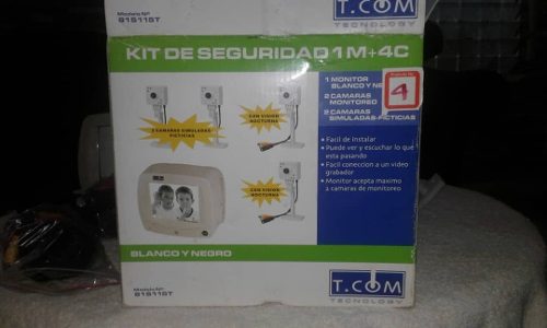 Kit De Seguridad 1m+4c Cámara Y Sensores