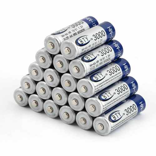 Pilas Baterias Recargables Aa Bty mah 1.2v 2 Unidades