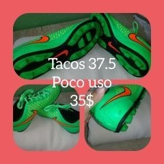 Tacos Nike Óptimas Condiciones Talla 37.5 Oferta 30 Verdes