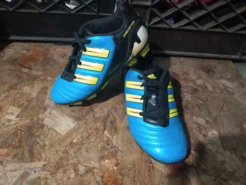 Zapatos Tacos De Fútbol Azules Talla 29