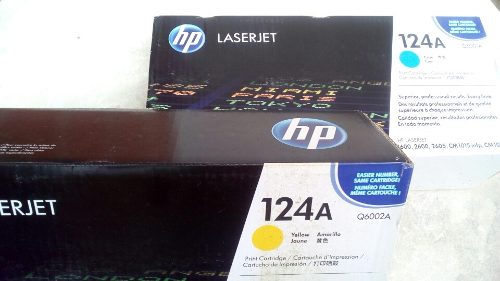 Cartucho Orig. De Toner Yellow Hp124a Laserjet