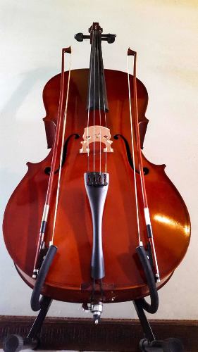 Cello 4/4 Nobre Con Dos Arcos De Regalo