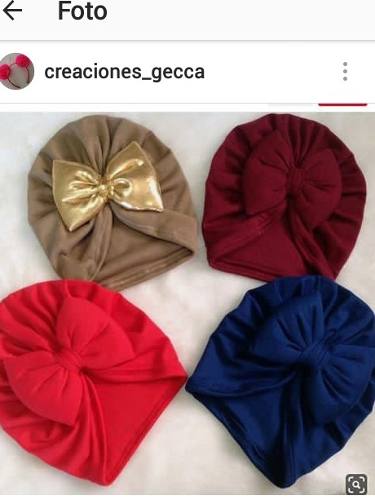 Gorros Turbantes, Bandanas Para Bebe Y Niñas