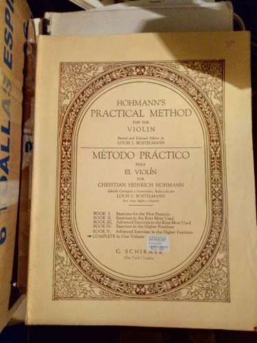 Hohmann's Metodo Practico De Violin Completa En Un Volumen