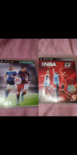 Juegos Originales En Fisico Para Ps3 Fifa16 Nba2k13