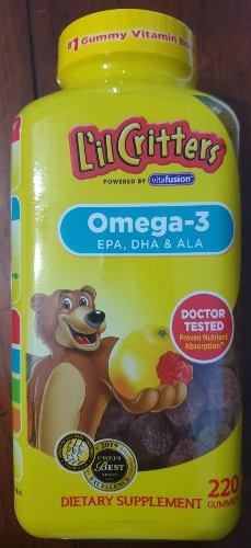 Omega-3 Para Niño L'ilcritters 220 Gomitas