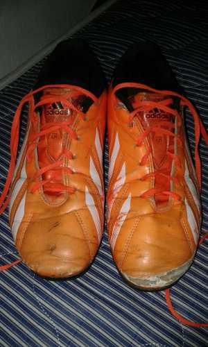 Tacos adidas F50 En Buen Estado. Talla 8 1/2