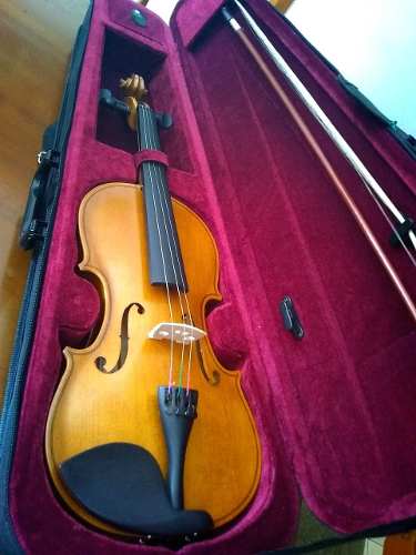 Violín H. Hoffer 4/4 Con Su Arco, Recina Y Estuche