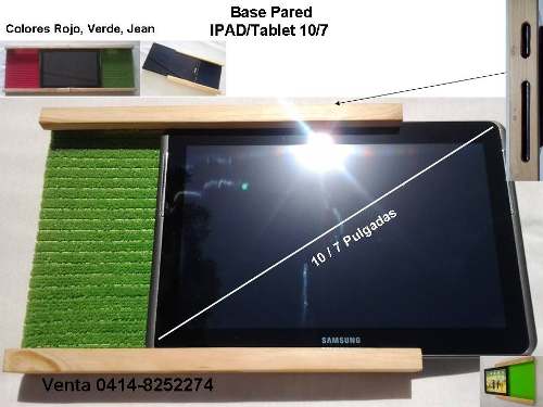 iPad Samsung Tablet, Base De Pared 10/7 Pulgadas.