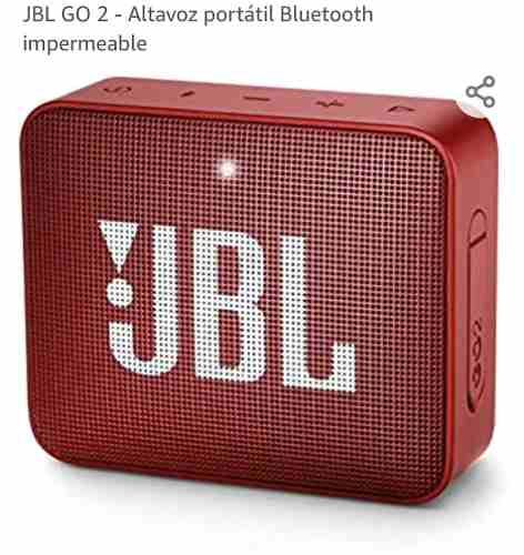 Altavoz Portatil Jbl Go 2 Bluetooth Impermeable Dura 6 Horas