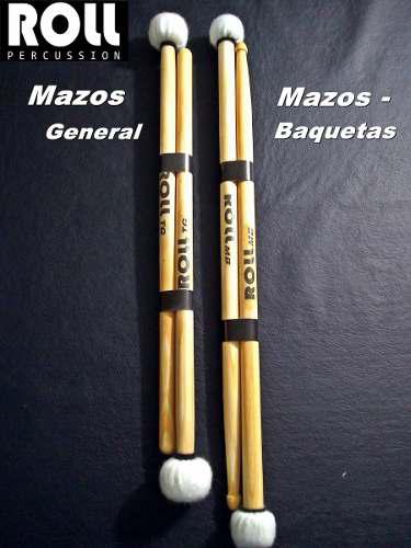 Baquetas. Mazos Y Escobillas Para Bateria