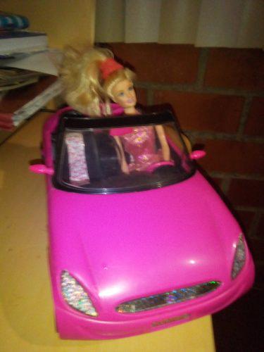 Carro De Barbie Mattel Con Muñeca !! Oferta Aproveche !!