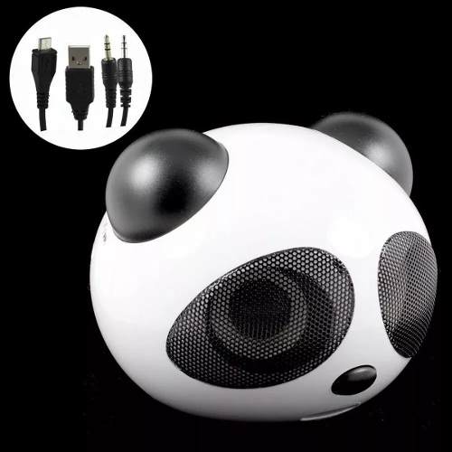 Corneta Portatil Panda Radio Recargable Fm Usb Micro Sd Plus