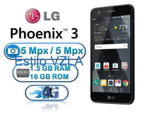 Lg Phoenix 3 16gb Android 6.0 4g Lte