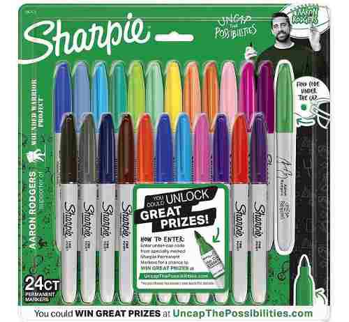 Marcadores Sharpie Blister 24 Colores Edc Especial 35v
