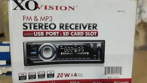Radio Reproductor Para Carro Xo Vision Fm Y Mp3