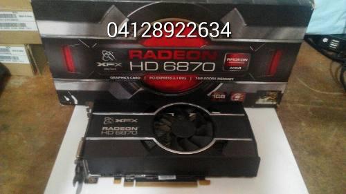 Terjeta De Video Ati Radeon Hd 6870 Con Fuente De Poder