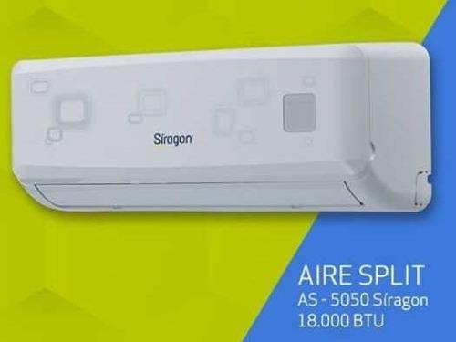Aire Acondicionado De Pared O Split 18 Mil Btu. Marca Sirago