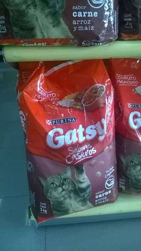 Alimentos Para Gatos Gatsy.presentacion De 3 Kg Y Bulto.