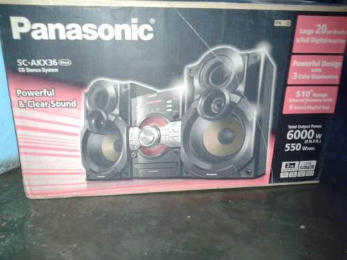 Equipo De Sonido. Panasonic Modelo. Sc-akx36