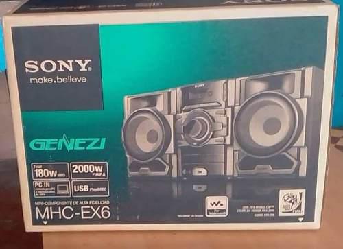 Equipo De Sonido Sony Genezi Mch-ex6