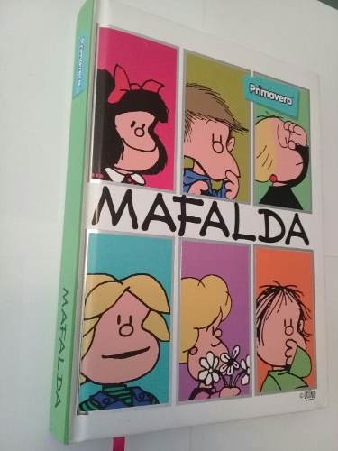 Libreta Tapa Dura Cosida Mafalda Cuaderno 7 Materias 210hoja