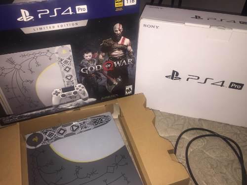 Playstation 4 Pro Edición Gow Como Nuevo