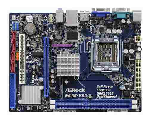 Tarjeta Madre Asrock Socket Lga 775 Con Procesador