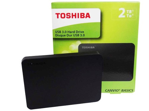 Disco Duro 2tb Externo Toshiba Usb 3.0 Canvio Portatil