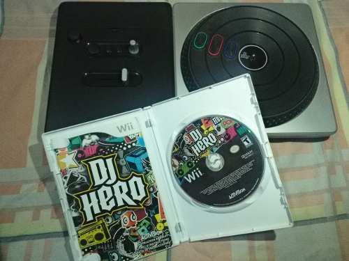 Dj Hero Original + Juego Para Nintendo Wii