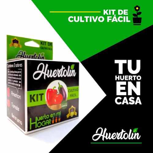 Kit De Cultivo Fácil Huertolin Huerto En Tu Hogar