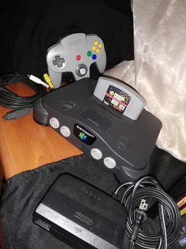 Nintendo 64 + Juego + Control + Cables Av Y Dc