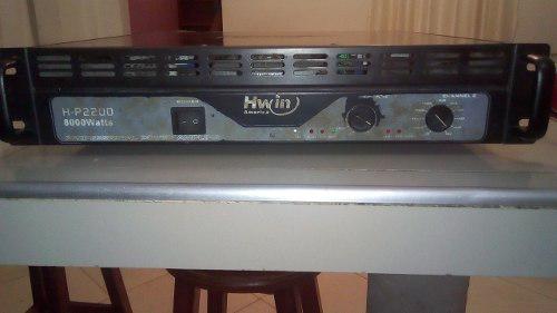 Power Amplificador Profesional Hwin 8000 Wattsh-2200 En 360