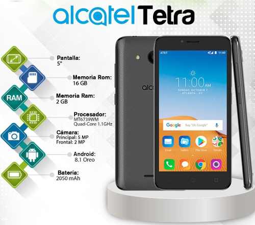 Alcatel Tetra (65) Garantía+vidrio+forro