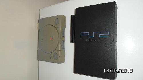 Playstation, Playstation 2 Con Controles, Memoria Y Juegos