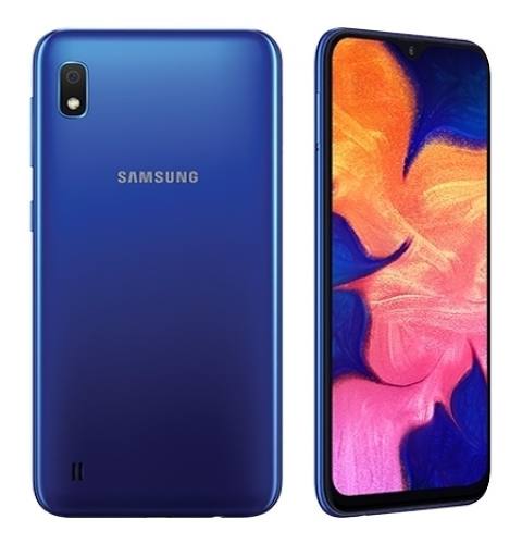 Teléfono Celular Samsung A10 Azul + Forro+glass