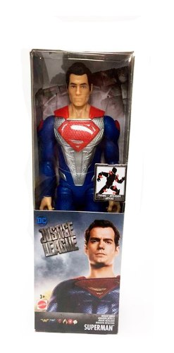 Figura De Accion Superman Liga De La Justicia 30 Cm Mattel