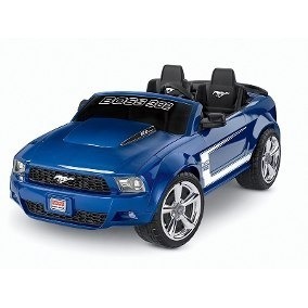 Fisher Price Carro Mustang Power Wheels Azul W