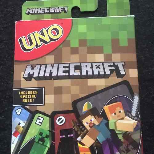 Juego De Cartas Uno Minecraft