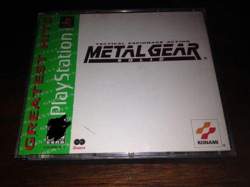 Juego Original Para Playstation 1 Metal Gear / Ps1