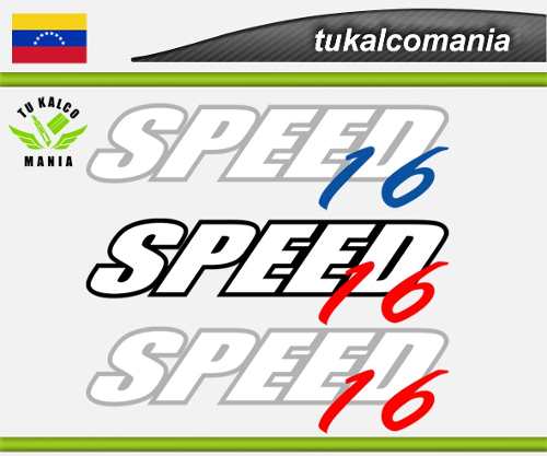 Calcomania Corsa Speed Diseño Original