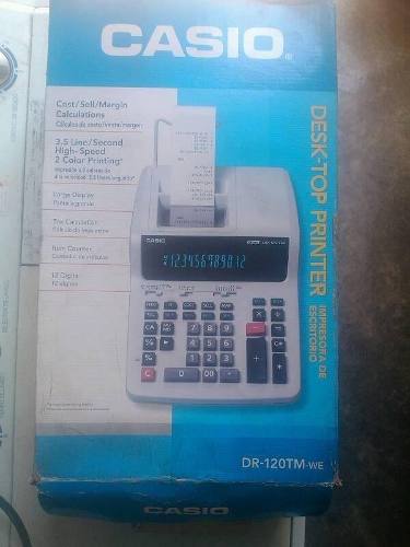 Calculadora Casio 12 Digitos Dr-120tm