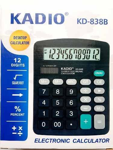 Calculadora Grande Kadio 838b 12 Digitos