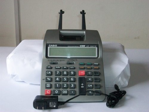 Calculadora Sumadora Casio 12 Dígitos Hr-100tm Con