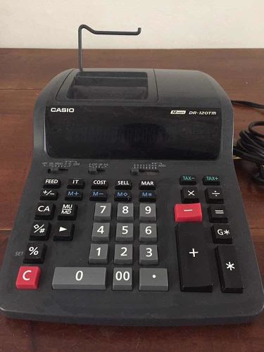 Calculadora Sumadora Casio Dr-120tm Impresora. Oficina