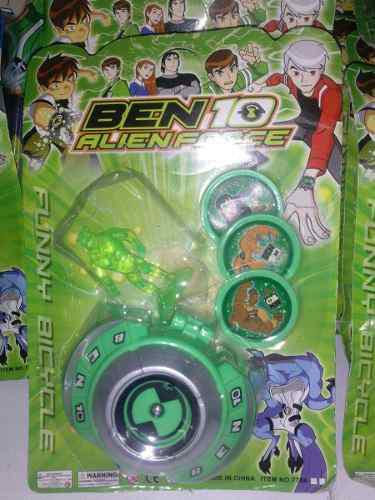 Lanza Tazos Ben 10 Tipo Reloj Con Muñeco, Oferta Juguete