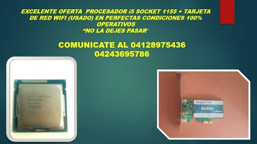 Procesador I Socket  +tarjeta De Red Wifi