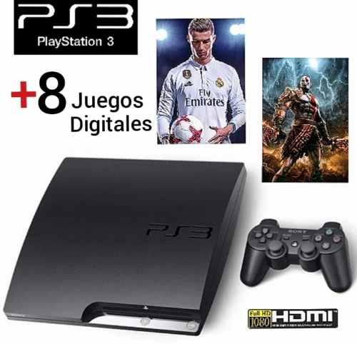 Ps3, Playstation 3 Original +8 Juegos, Garantía Somos