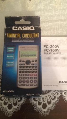 Vendo Calculadora Financiera Casio Ff-100v